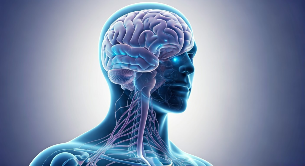 An educational infographic on Control & Coordination featuring: Nervous System: Brain, spinal cord, and neuron diagram with impulse transmission Endocrine System: Glands (pituitary, thyroid, adrenal) and hormone functions Reflex Actions: Knee-jerk reflex arc with sensory → motor pathway