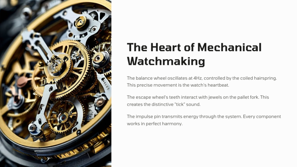 The Heart of Mechanical Watchmaking